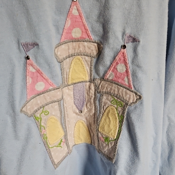 Kids Castle Nightgown - Blue and Pink - Picture 6 of 7